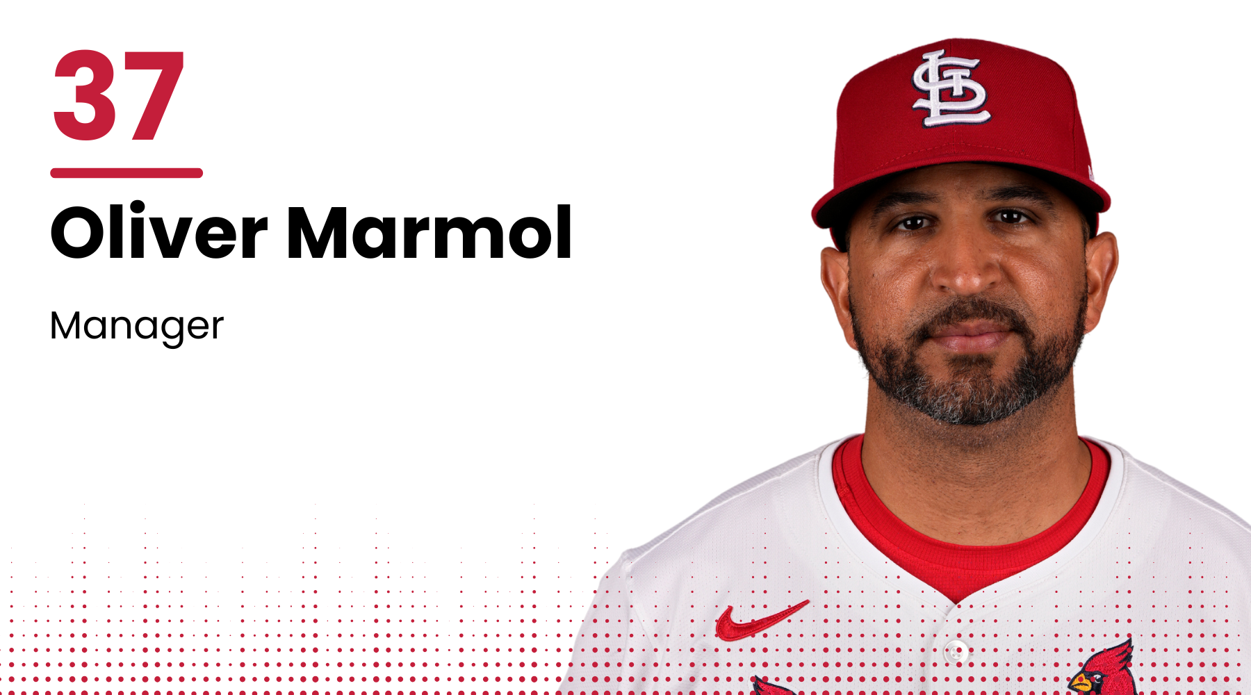 2025 Cardinals roster: Oliver Marmol, Manager